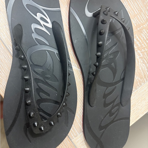 Christian Louboutin Spiked Slides - Picture 2 of 7